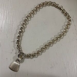 Vintage Elegant Silver Chain Necklace